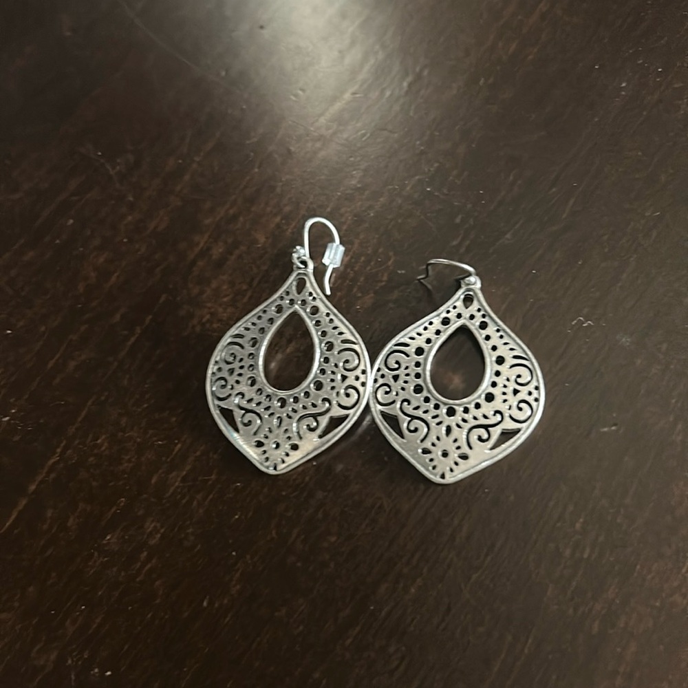 Pewter earrings